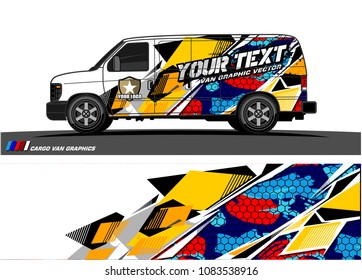 car livery Graphic vector. abstract racing shape design for vehicle vinyl wrap background 
