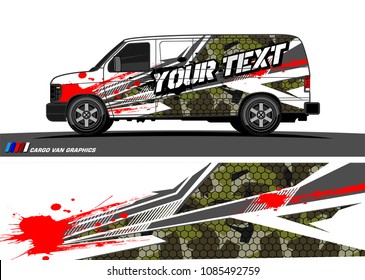 car livery Graphic vector. abstract racing shape design for vehicle vinyl wrap background