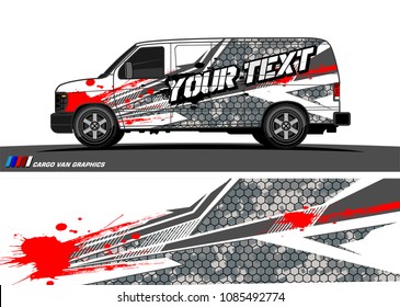 car livery Graphic vector. abstract racing shape design for vehicle vinyl wrap background