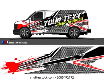 car livery Graphic vector. abstract racing shape design for vehicle vinyl wrap background