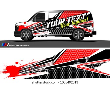 car livery Graphic vector. abstract racing shape design for vehicle vinyl wrap background