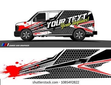 car livery Graphic vector. abstract racing shape design for vehicle vinyl wrap background
