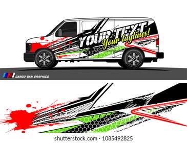 car livery Graphic vector. abstract racing shape design for vehicle vinyl wrap background