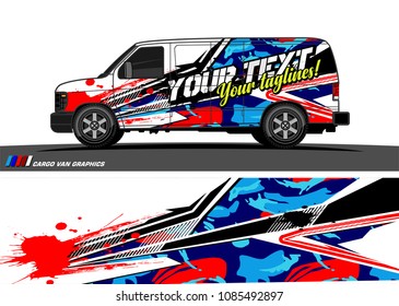 car livery Graphic vector. abstract racing shape design for vehicle vinyl wrap background