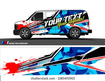 car livery Graphic vector. abstract racing shape design for vehicle vinyl wrap background