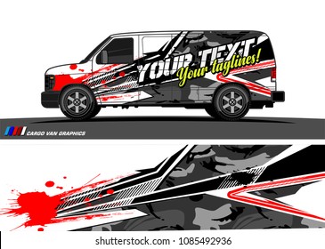 car livery Graphic vector. abstract racing shape design for vehicle vinyl wrap background