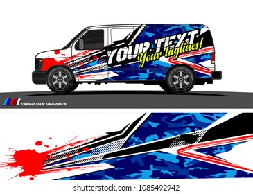 car livery Graphic vector. abstract racing shape design for vehicle vinyl wrap background