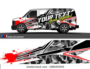 car livery Graphic vector. abstract racing shape design for vehicle vinyl wrap background