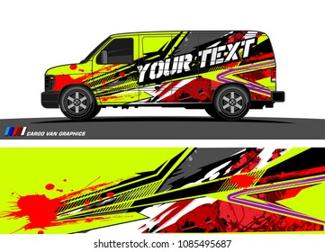 car livery Graphic vector. abstract racing shape design for vehicle vinyl wrap background 