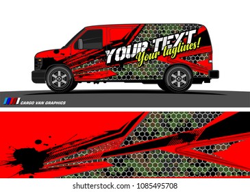 car livery Graphic vector. abstract racing shape design for vehicle vinyl wrap background 