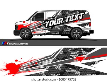 car livery Graphic vector. abstract racing shape design for vehicle vinyl wrap background 