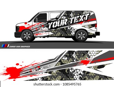 car livery Graphic vector. abstract racing shape design for vehicle vinyl wrap background 