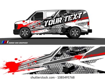 car livery Graphic vector. abstract racing shape design for vehicle vinyl wrap background 