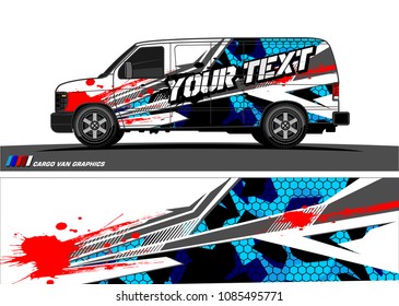 car livery Graphic vector. abstract racing shape design for vehicle vinyl wrap background 