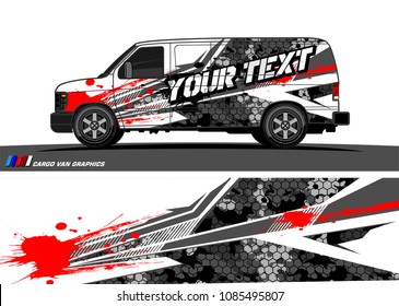 car livery Graphic vector. abstract racing shape design for vehicle vinyl wrap background 