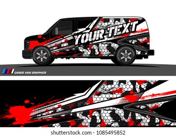 car livery Graphic vector. abstract racing shape design for vehicle vinyl wrap background 