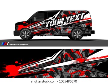 car livery Graphic vector. abstract racing shape design for vehicle vinyl wrap background 