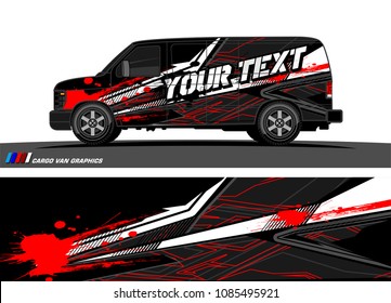 car livery Graphic vector. abstract racing shape design for vehicle vinyl wrap background 