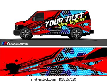 car livery Graphic vector. abstract racing shape design for vehicle vinyl wrap background 