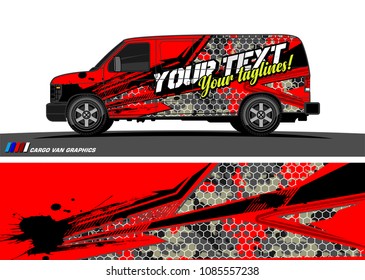 car livery Graphic vector. abstract racing shape design for vehicle vinyl wrap background 