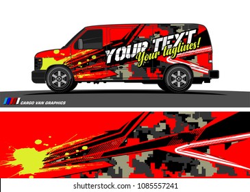 car livery Graphic vector. abstract racing shape design for vehicle vinyl wrap background 