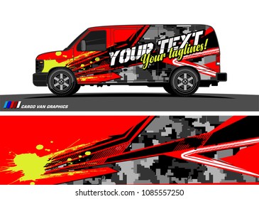 car livery Graphic vector. abstract racing shape design for vehicle vinyl wrap background 