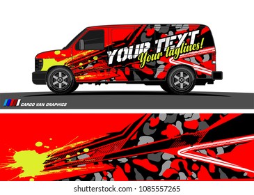 car livery Graphic vector. abstract racing shape design for vehicle vinyl wrap background 