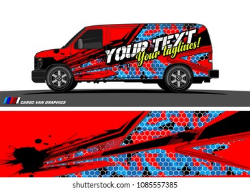 car livery Graphic vector. abstract racing shape design for vehicle vinyl wrap background 
