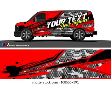 car livery Graphic vector. abstract racing shape design for vehicle vinyl wrap background 