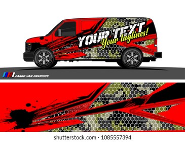 car livery Graphic vector. abstract racing shape design for vehicle vinyl wrap background 