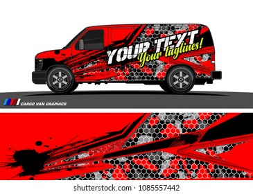 car livery Graphic vector. abstract racing shape design for vehicle vinyl wrap background 