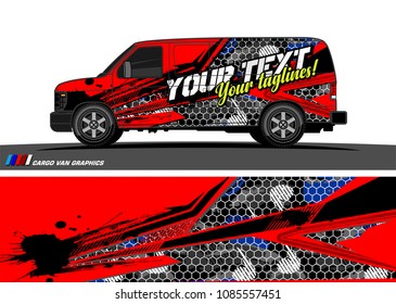 car livery Graphic vector. abstract racing shape design for vehicle vinyl wrap background 