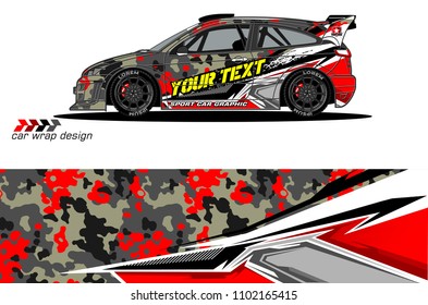 car livery Graphic vector. abstract racing shape design for vehicle vinyl wrap background 