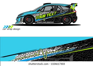 car livery Graphic vector. abstract racing shape design for vehicle vinyl wrap background 