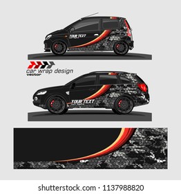 car livery Graphic vector. abstract racing shape design for vehicle vinyl wrap background 