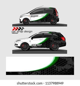 car livery Graphic vector. abstract racing shape design for vehicle vinyl wrap background 