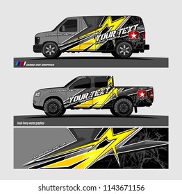 car livery Graphic vector. abstract racing shape design for vehicle vinyl wrap background 
