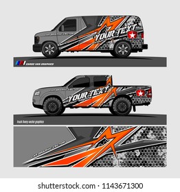 car livery Graphic vector. abstract racing shape design for vehicle vinyl wrap background 