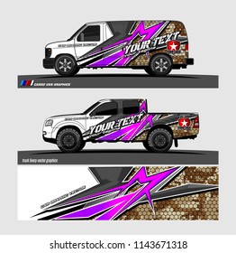 car livery Graphic vector. abstract racing shape design for vehicle vinyl wrap background 
