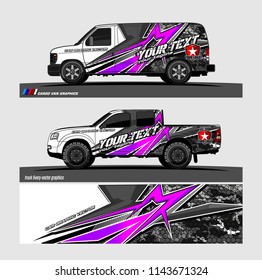 car livery Graphic vector. abstract racing shape design for vehicle vinyl wrap background 