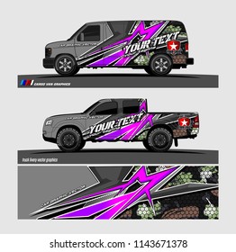 car livery Graphic vector. abstract racing shape design for vehicle vinyl wrap background 