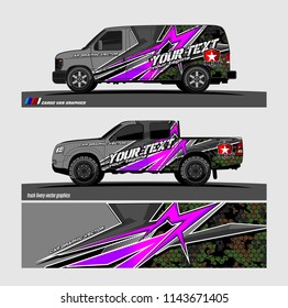 car livery Graphic vector. abstract racing shape design for vehicle vinyl wrap background 