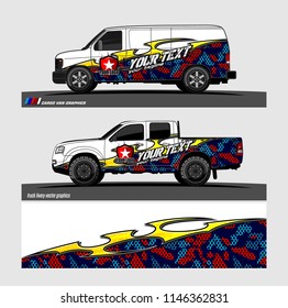 car livery Graphic vector. abstract racing shape design for vehicle vinyl wrap background 