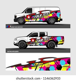 car livery Graphic vector. abstract racing shape design for vehicle vinyl wrap background 