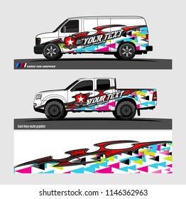 car livery Graphic vector. abstract racing shape design for vehicle vinyl wrap background 