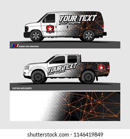 car livery Graphic vector. abstract racing shape design for vehicle vinyl wrap background 