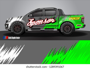 car livery Graphic vector. abstract racing shape design for vehicle vinyl wrap background 