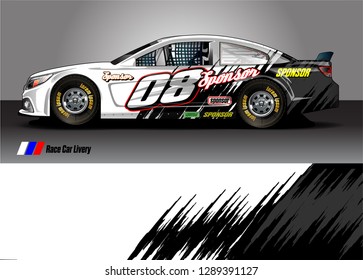 car livery Graphic vector. abstract racing shape design for vehicle vinyl wrap background 
