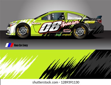car livery Graphic vector. abstract racing shape design for vehicle vinyl wrap background 