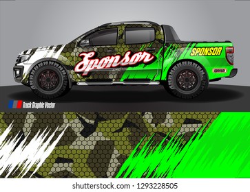 car livery Graphic vector. abstract racing shape design for vehicle vinyl wrap background 